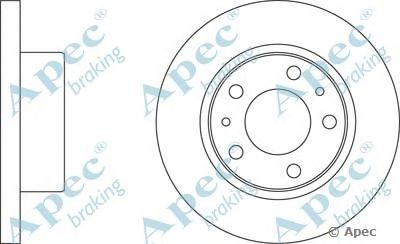 APEC BRAKING dsk823 -  Тормозной диск